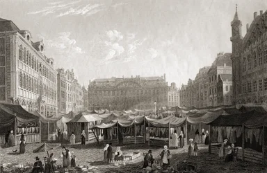 Der Große Platz, Brüssel, aus 